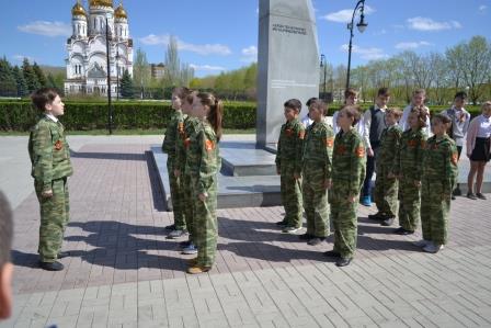Кадеты в строю